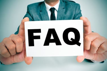 FAQ on index card