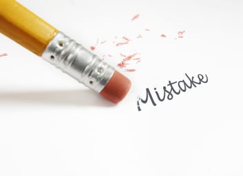 pencil erasing word mistake