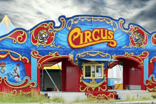 front of circus