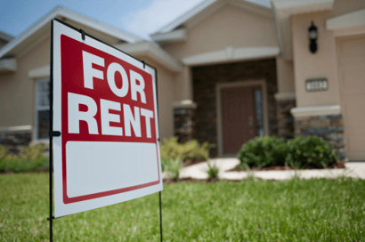 for rent sign in front yard