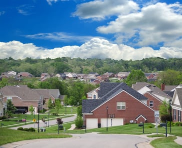 suburban neighborhood shutterstock_12902026