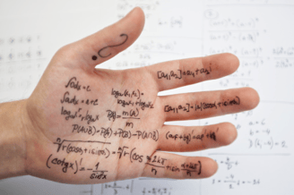 cheat sheet - writing on hand